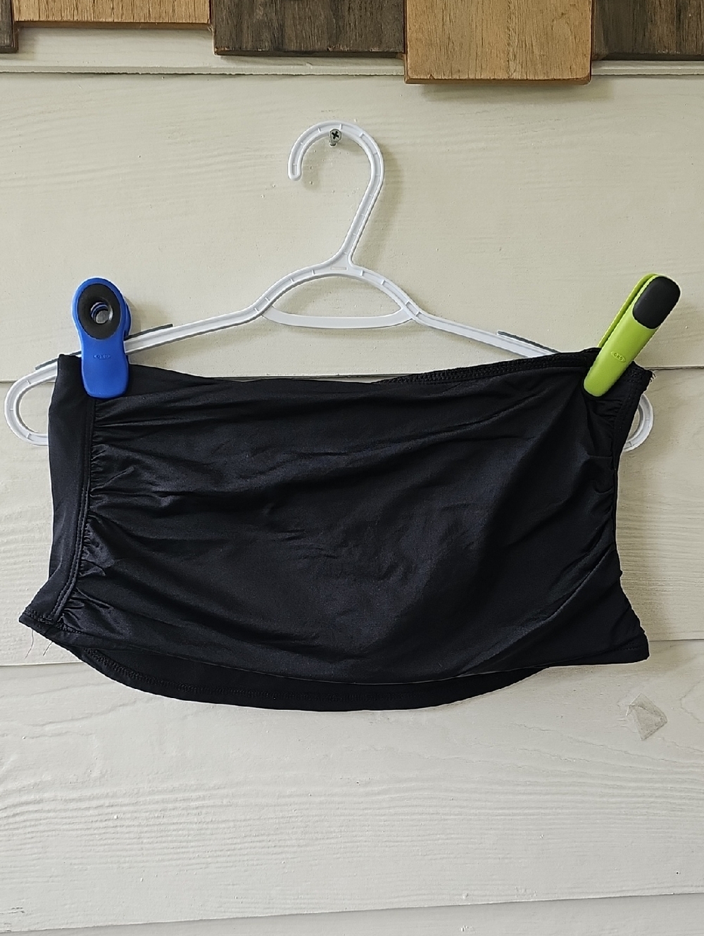 Massimo Black Athletic Swim Skirt Lightweight Performanc